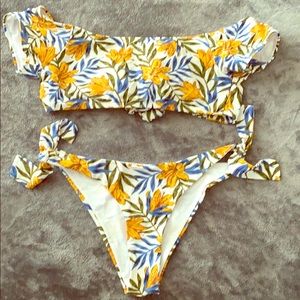 Two piece bathing suit